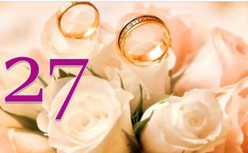 27 Лет Какая Свадьба Поздравления Мужу