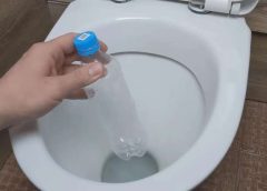 Saimnieču padoms: Ielieciet savā tualetes poda tvertnē plastmasas, mazu pudeli; es tam neticēju līdz pati izmēģināju!